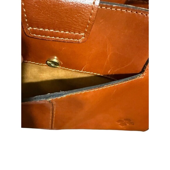 Patricia Nash Rosina Tooled Leather Satchel Tan Brown - Picture 6 of 16